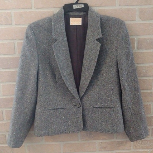 Pendleton Jackets & Blazers - PENDLETON Womens Tweed Wool Blazer
